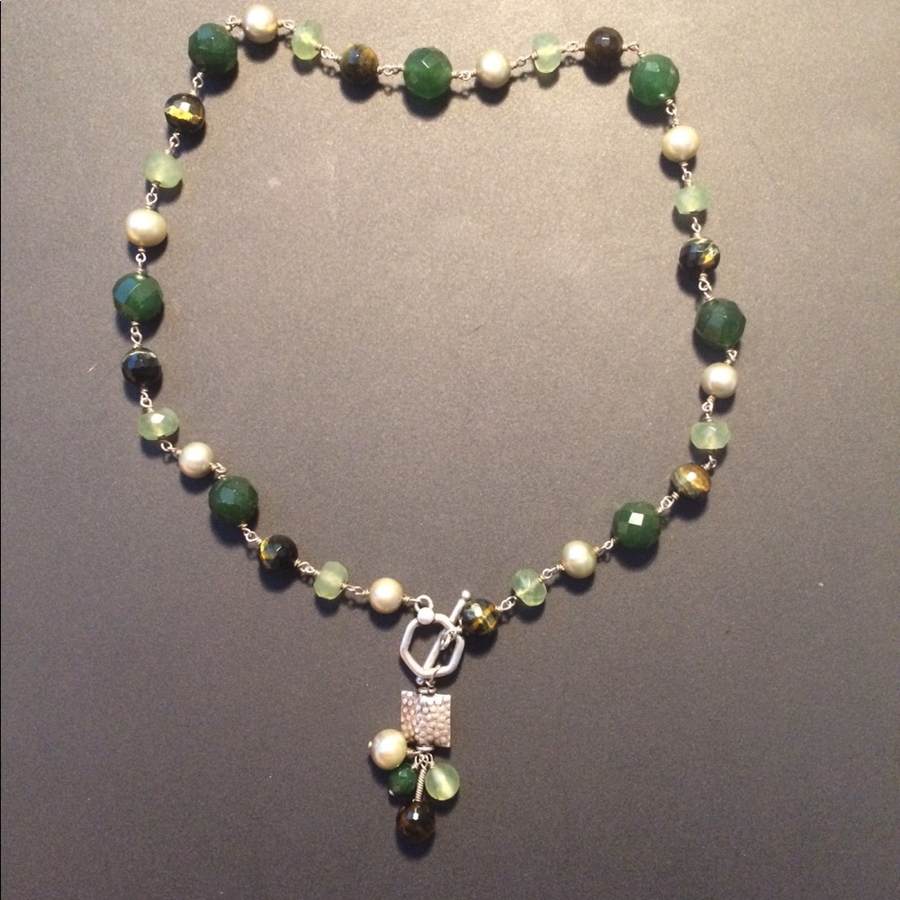Jade and Pearl Necklace
